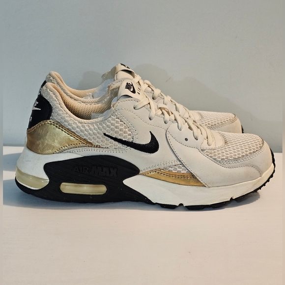Nike Air Max Excee Phantom Metallic Gold Sneakers Women's Size 7 - Picture 1 of 7